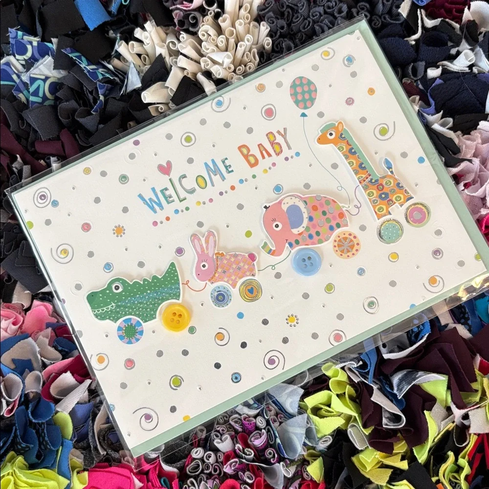 🆕Papyrus “Welcome Baby” Greeting Card